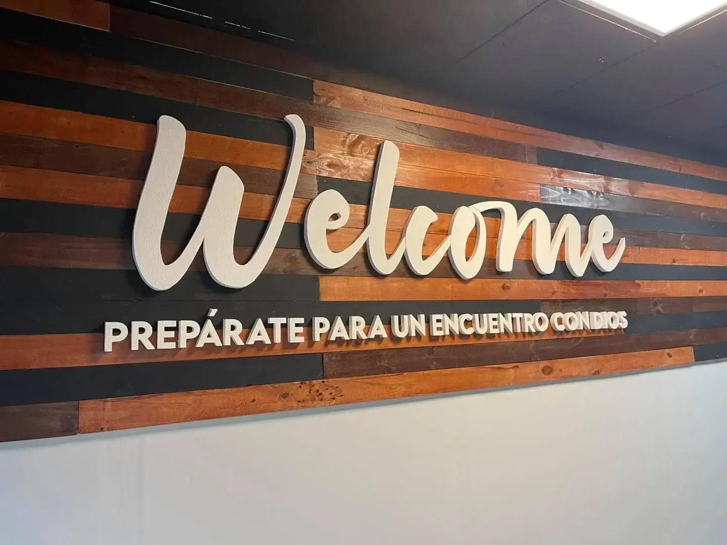 Letrero de Bienvenida